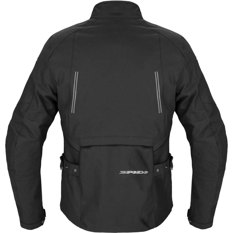 Spidi STRETCH JACKET Black Fabric Motorcycle Jacket