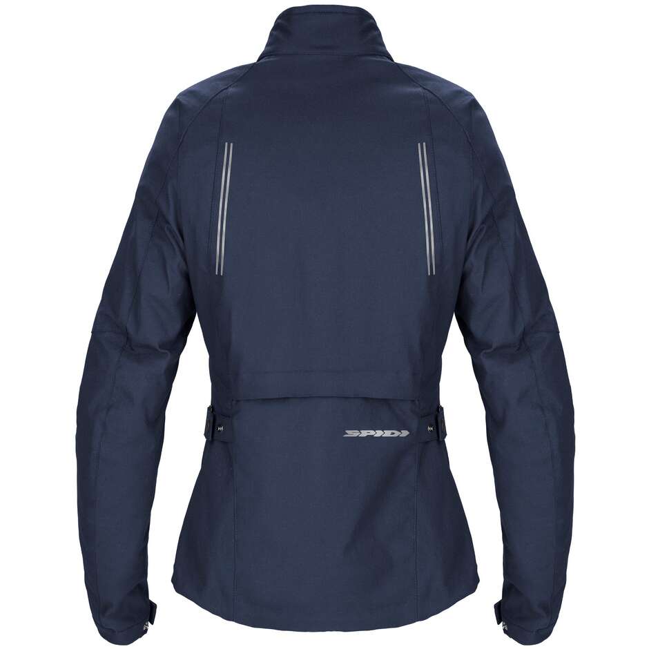 Spidi STRETCH LADY Damen Stoff Motorradjacke Blau