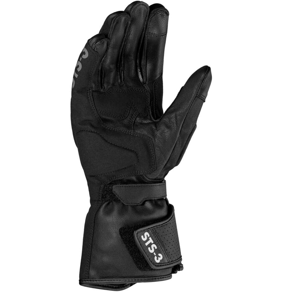 Spidi STS-3 Touring Leather Motorcycle Gloves Black