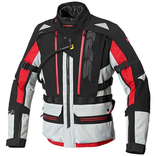 Spidi Touring Jacket 3 Layers CE Spidi H2Out ALLROAD Ice Red
