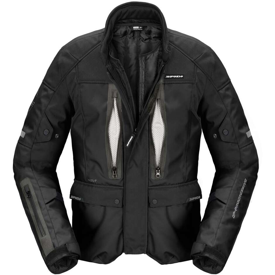 Spidi TRAVELER 3 Black Motorcycle Jacket