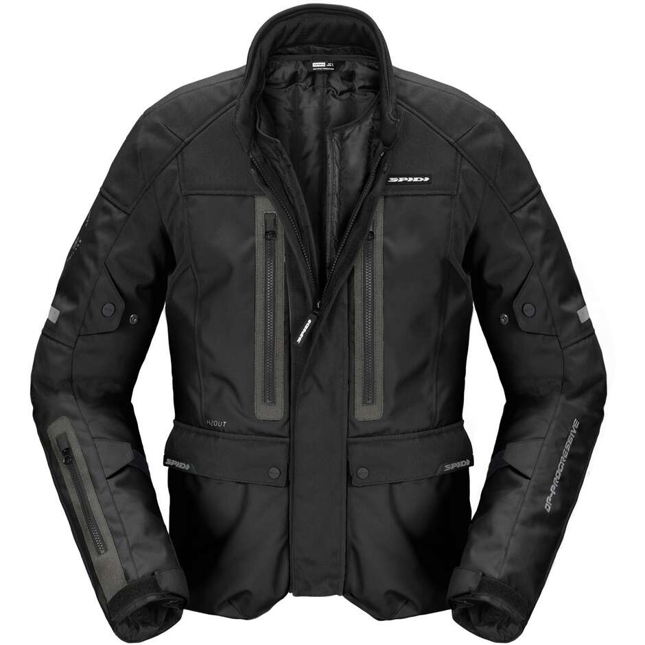 Spidi TRAVELER 3 Black Motorcycle Jacket