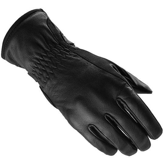 Spidi Urban Leather Motorcycle Gloves MYSTIC GLOVE Black