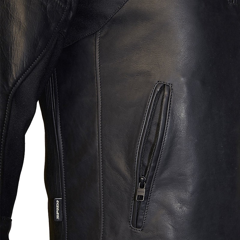 Spidi Urban Leather Motorcycle Jacket THUNDERBIRD Black For Sale Online ...