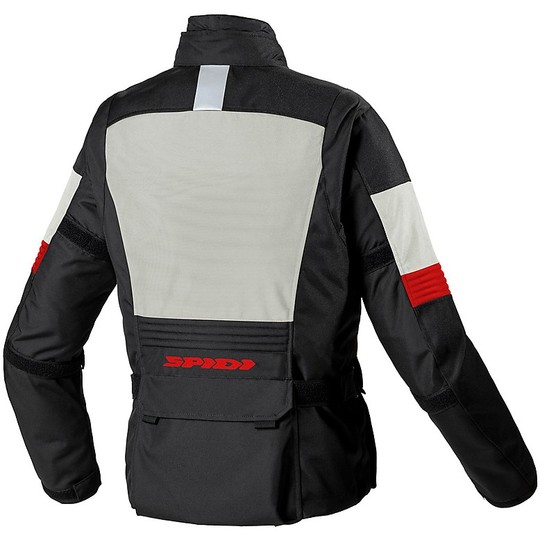 Spidi VOYAGER 4 Touring Fabric Motorcycle Jacket H2Out Black Gray
