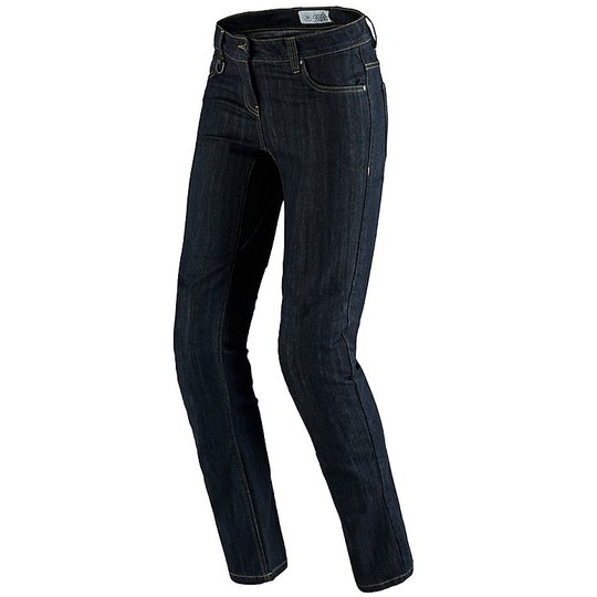 Spidi Women's Jeans Technical Pants J-FLEX Lady Dark Blue