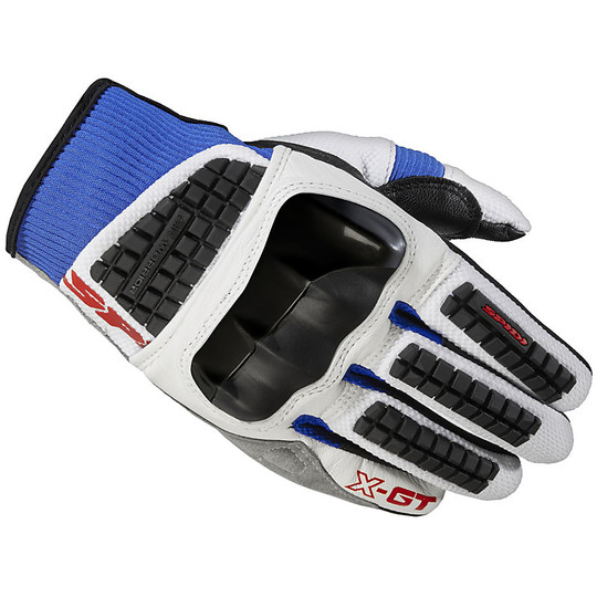 Spidi X-GT Summer Blue Leather Gloves