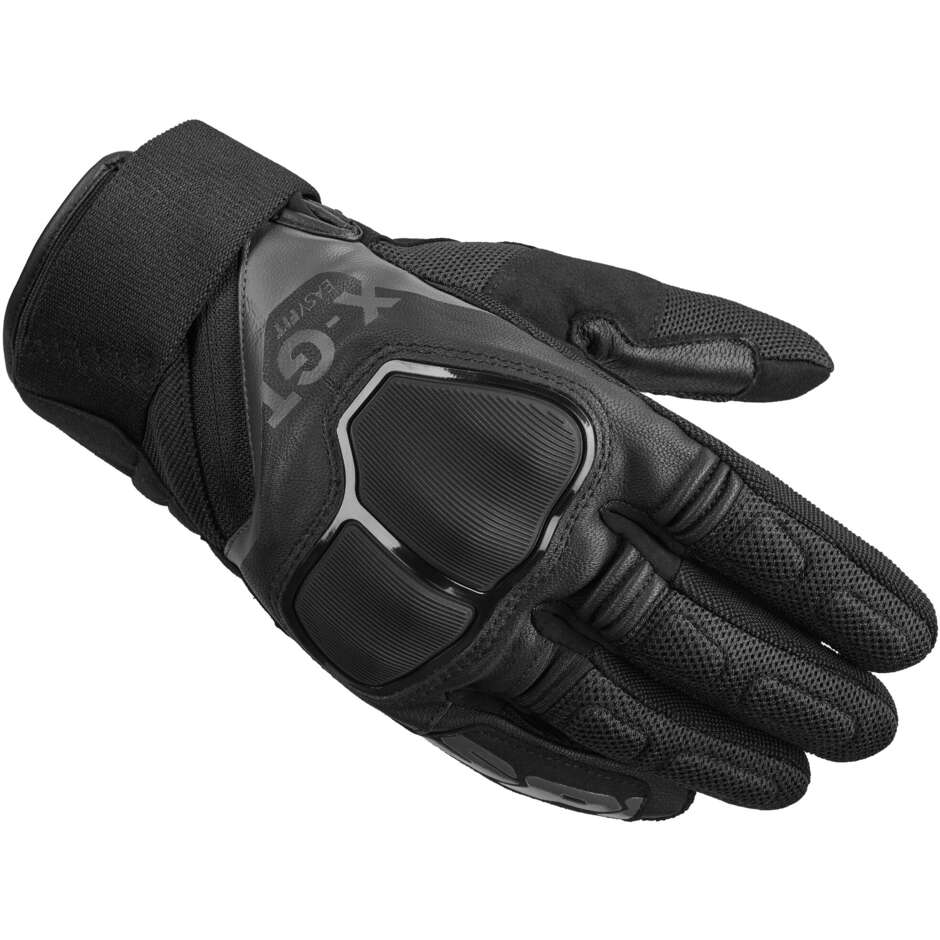 Spidi X GT Summer Motorcycle Gloves Black