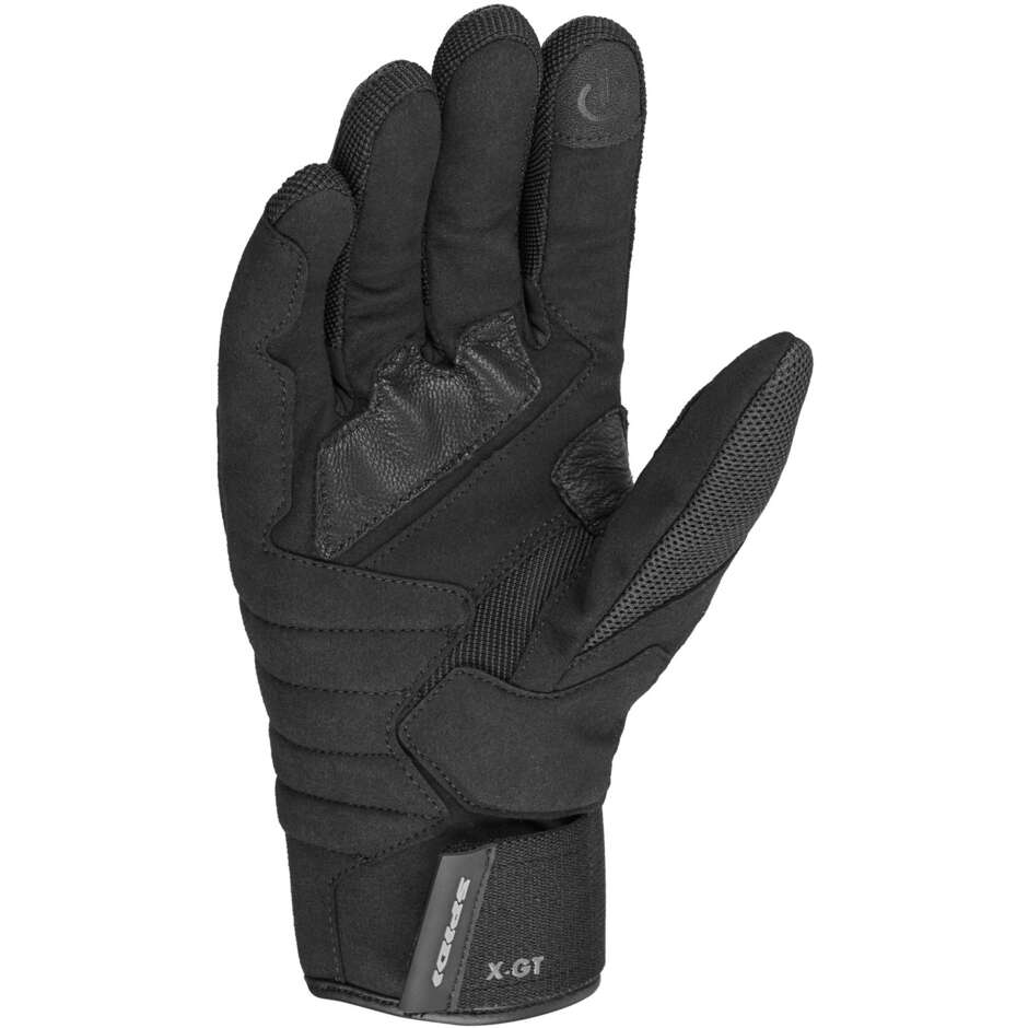Spidi X GT Summer Motorcycle Gloves Black