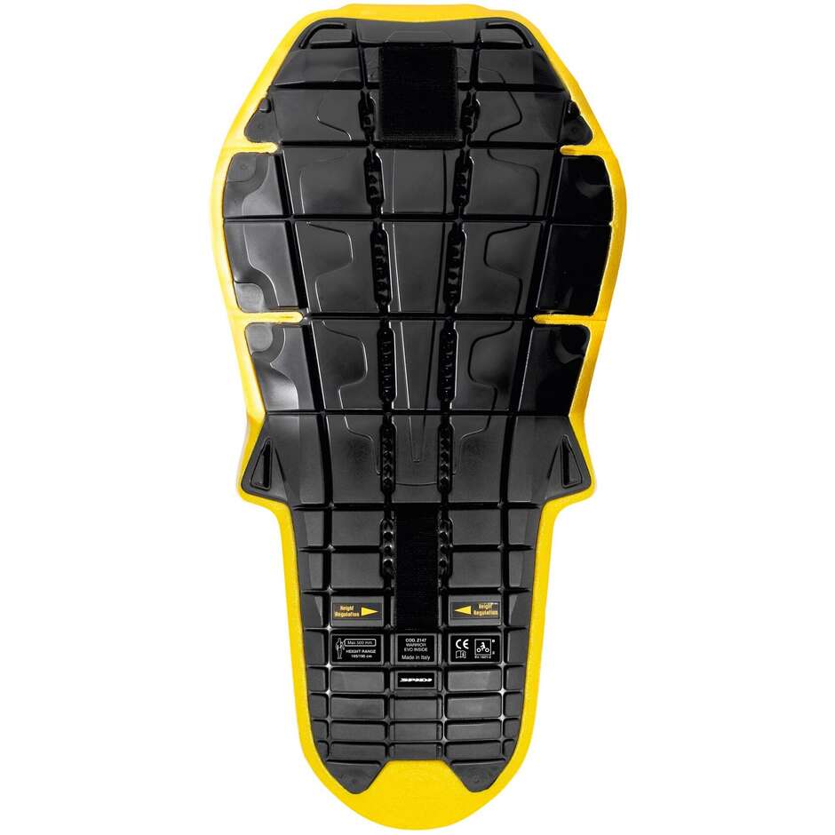 Spidi Z147 BACK WARRIOR EVO INSIDE Back Protection Black Yellow