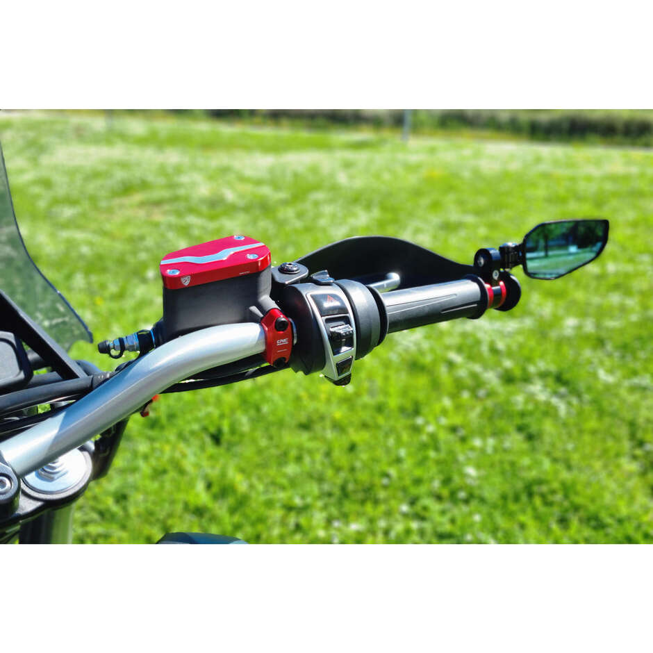 Spiegellochkappe MRA15 M10 - Rechtsgewinde CNC Racing Schwarz