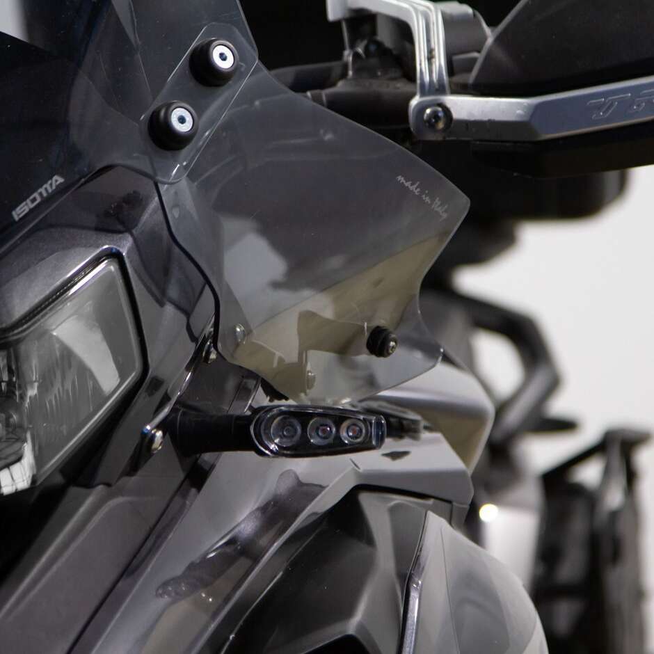 Spoiler Laterale Isotta Per benelli  TRK 502 2017 - 2021 Fumè Scuro