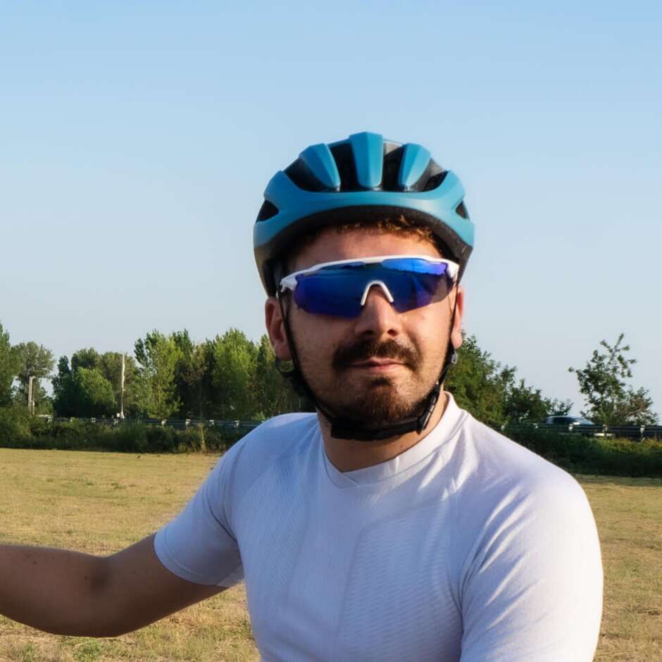 Sport Bike Sunglasses CGM 770A FLY White IRIDIUM PLUS Blue Lens