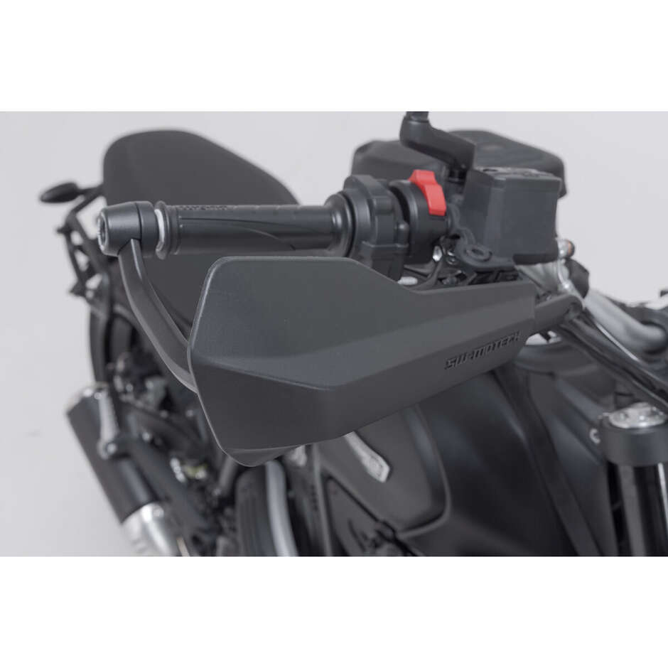 Sport Handprotektor-Set Schwarz Sw-Motech HDG.00.220.24301/B Für Ducati Scrambler (14-)