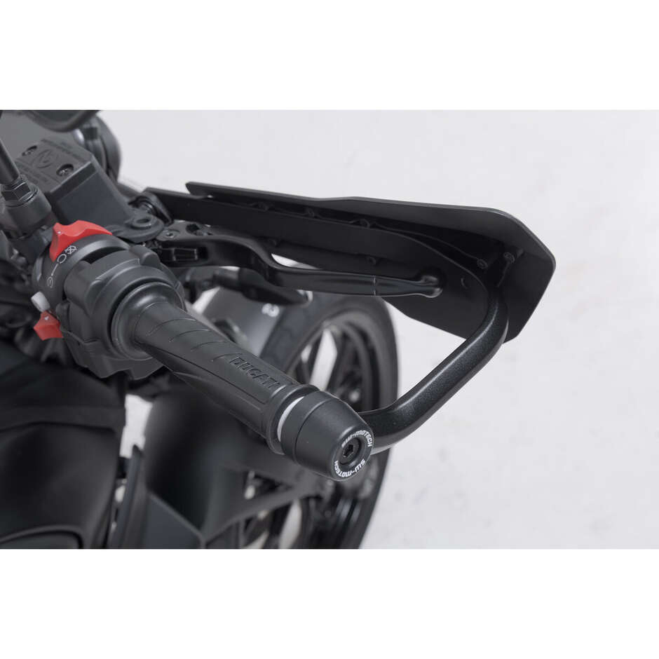 Sport Handprotektor-Set Schwarz Sw-Motech HDG.00.220.24301/B Für Ducati Scrambler (14-)