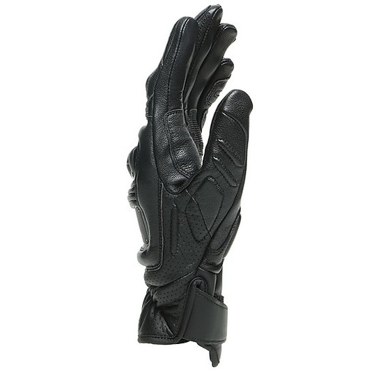 Sport Motorcycle Gloves in Dainese Leather 4 STROKE 2 Black
