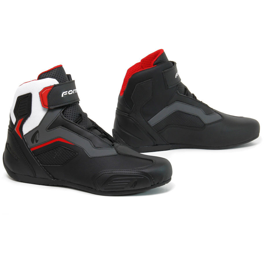 Sport Motorcycle Shoes Forma STINGER Flow Black White Gray