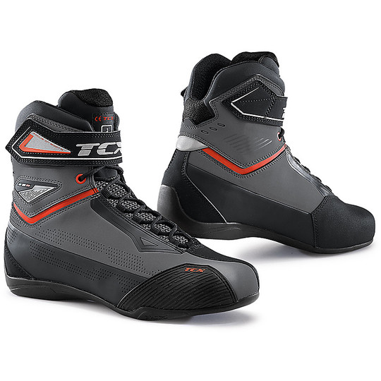 Sport Motorcycle Shoes Tcx 9507 RUSH 2 AIR Gray Red