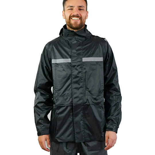 Sports Rain Set Jacket and Pants Tj Marvin E34 Black (2pcs.)