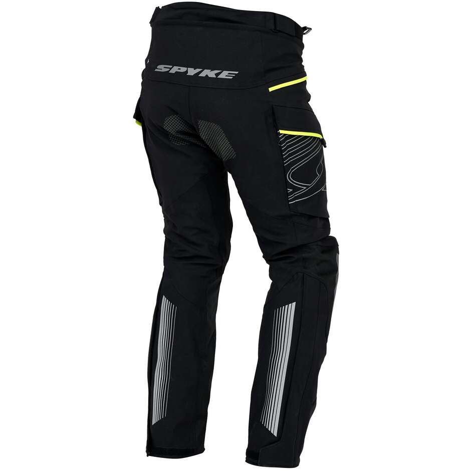 Spyke Artica Dry Tecno Laminated Technical Motorcycle Pants Black Yellow