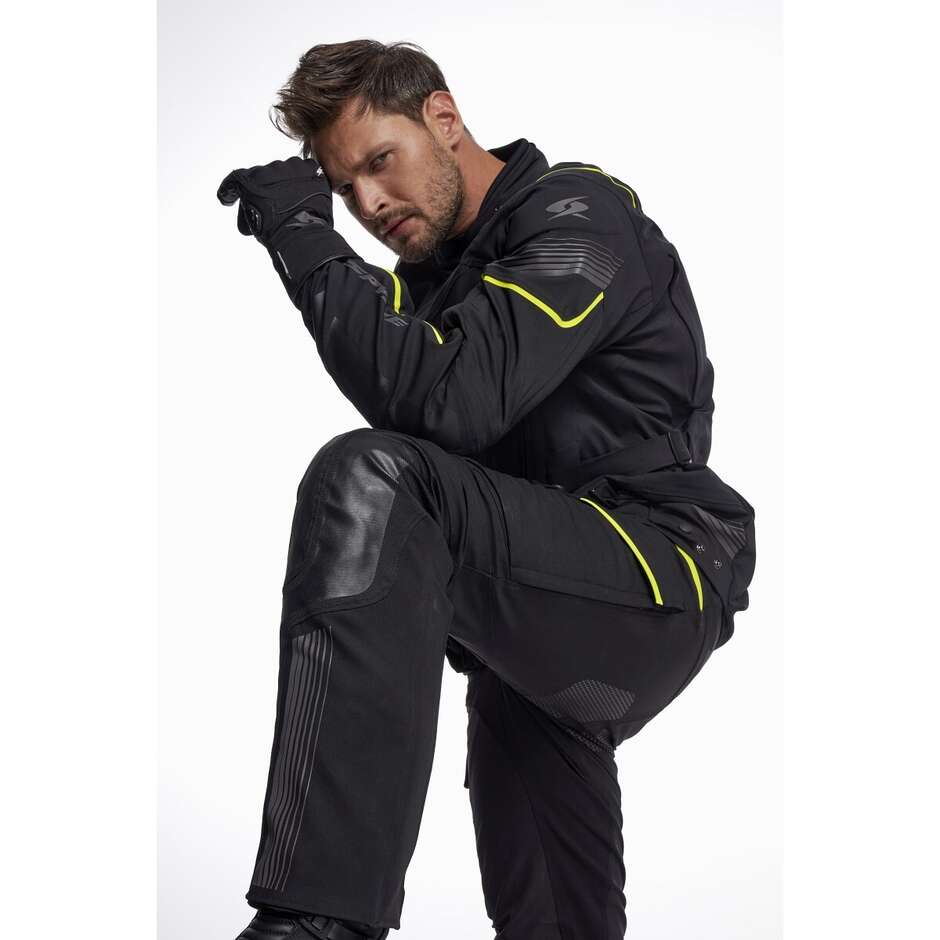 Spyke Artica Dry Tecno Laminated Technical Motorcycle Pants Black Yellow