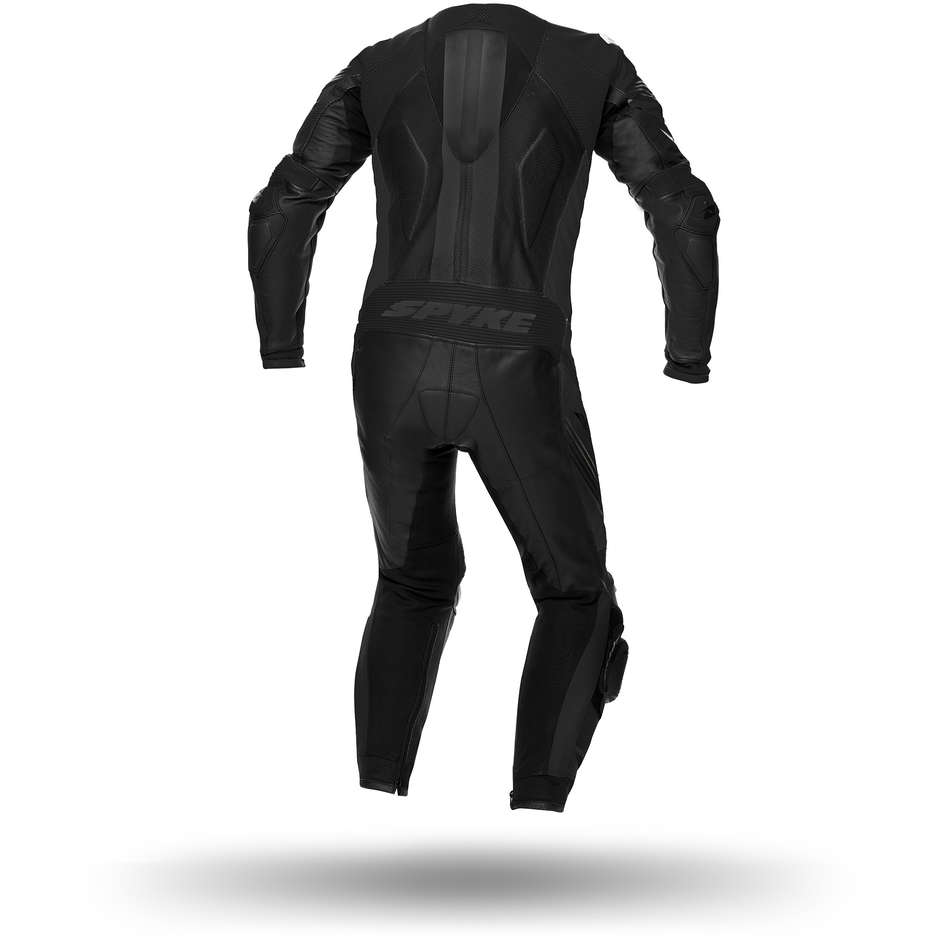 Spyke ESTORIL RACE Black Leather Motorcycle Suit