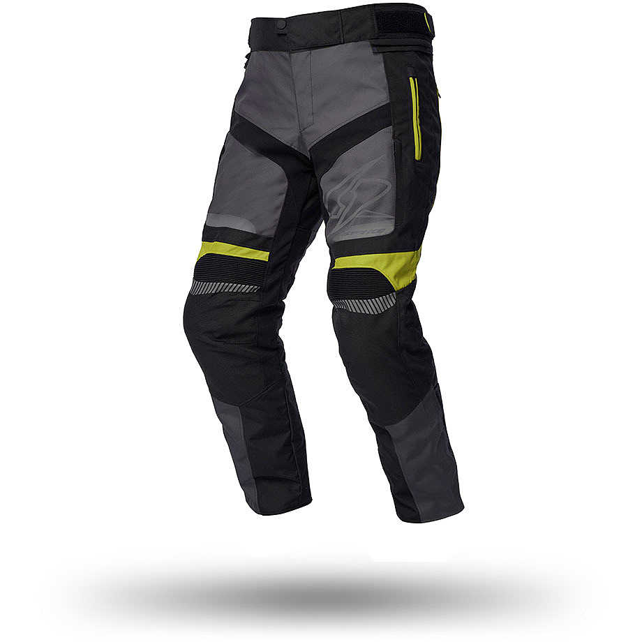 Spyke MERIDIAN Dry Tecno Pants Fabric Motorcycle Pants Black