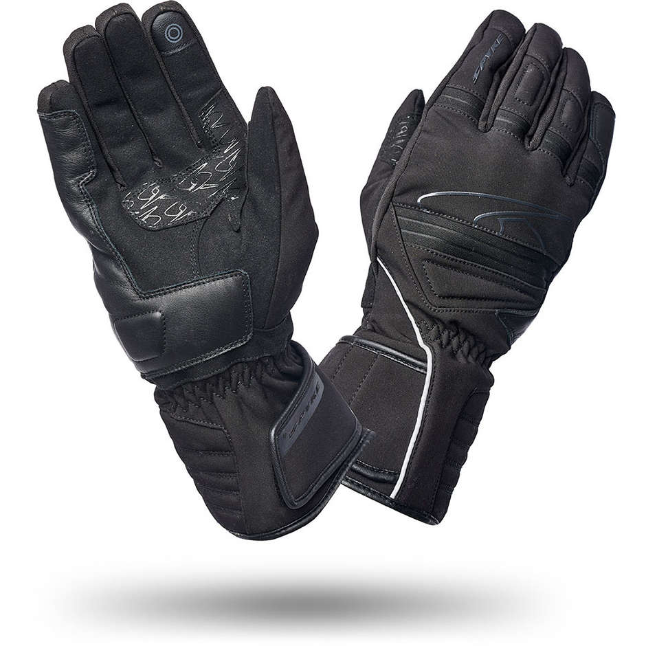 Spyke Touring 2 Dry Tecno Black Winter Motorcycle Gloves