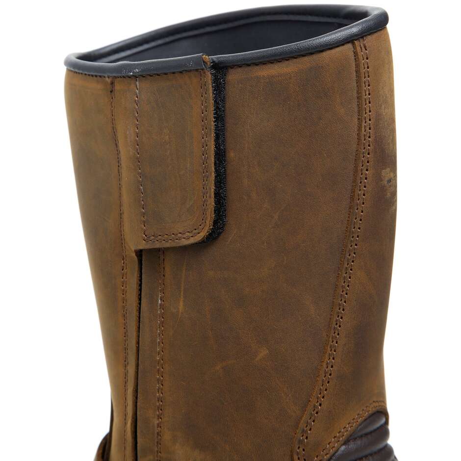Stiefel Motorrad Touring TCX Gewohnheit Kraftstoff Wasserdicht Brown-Weinlese