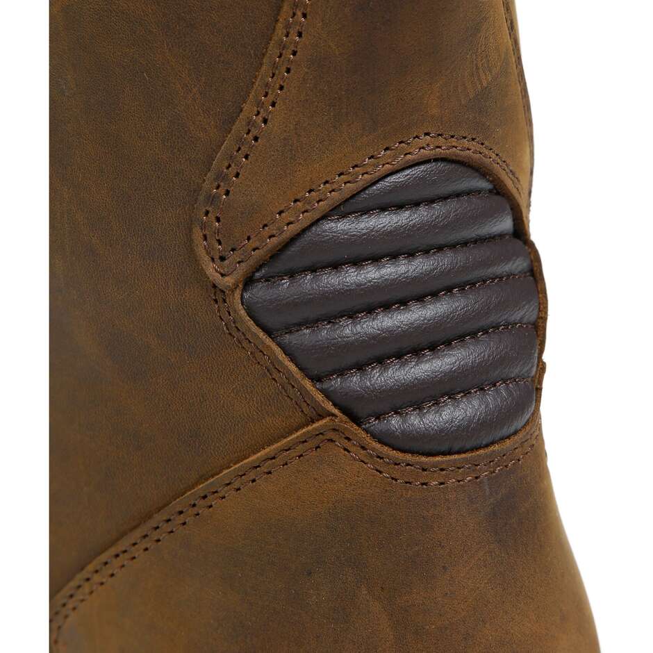 Stiefel Motorrad Touring TCX Gewohnheit Kraftstoff Wasserdicht Brown-Weinlese