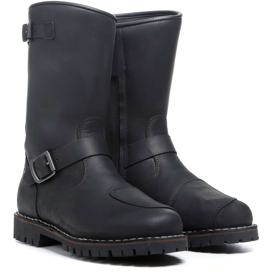 Stiefel Motorrad Touring TCX Gewohnheit Kraftstoff Wasserdicht Schwarz