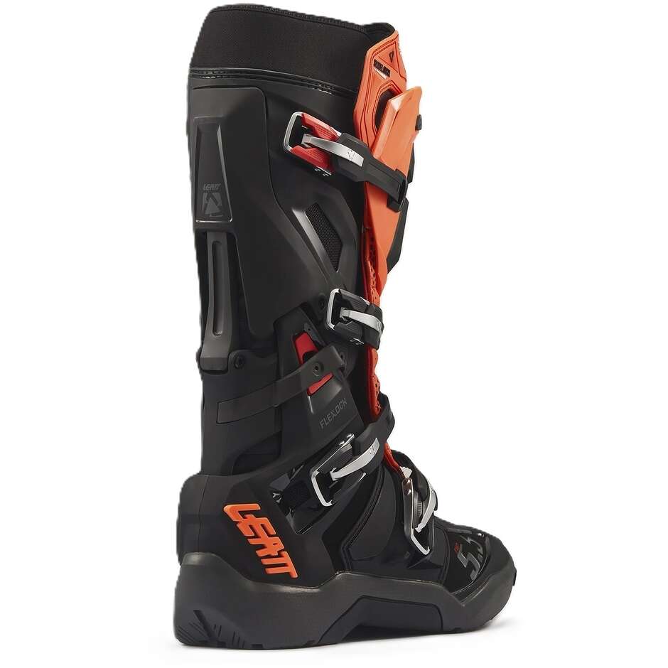 Stivali Moto 5.5 FL Enduro Evo Leatt Bianco Arancio Nero