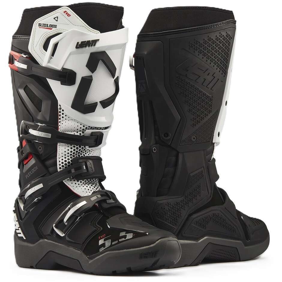 Stivali Moto 5.5 FL Enduro Evo Leatt Bianco Nero