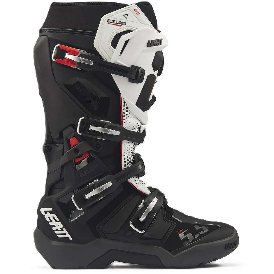 Stivali Moto 5.5 FL Enduro Evo Leatt Bianco Nero