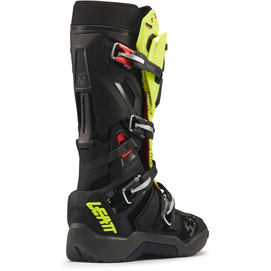 Stivali Moto 5.5 FL Enduro Evo Leatt Nero Giallo