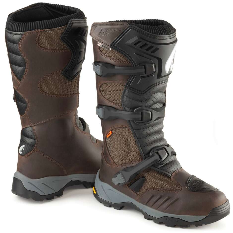 Stivali Moto Adventure Forma ADVENTURE AIR Dry Marrone