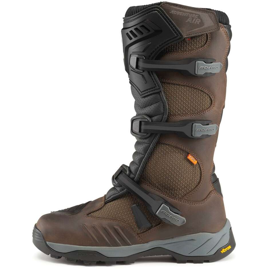 Stivali Moto Adventure Forma ADVENTURE AIR Dry Marrone