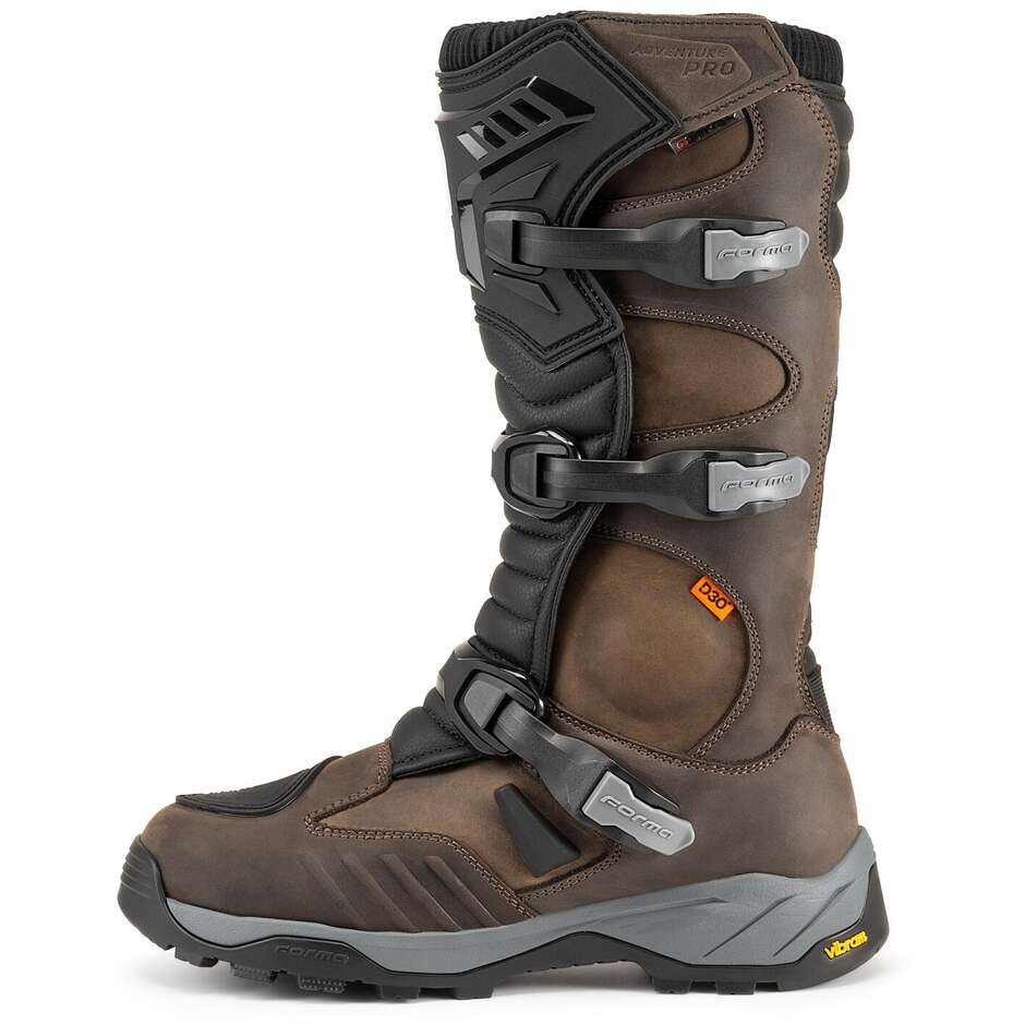 Stivali Moto Adventure Forma ADVENTURE PRO Dry Marrone