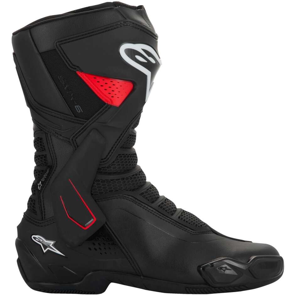Stivali Moto Alpinestars SMX-6 V3 DRYSTAR Nero Rosso