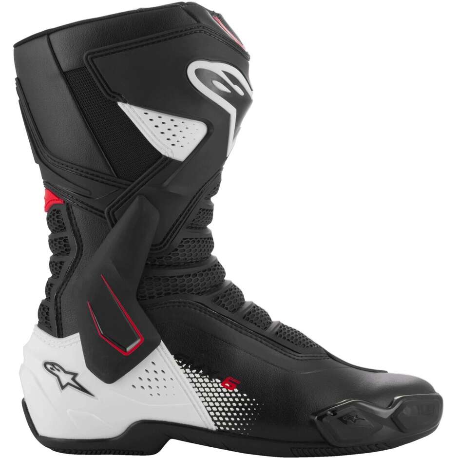Stivali Moto Alpinestars SMX-6 V3 Nero Bianco Rosso Graphic