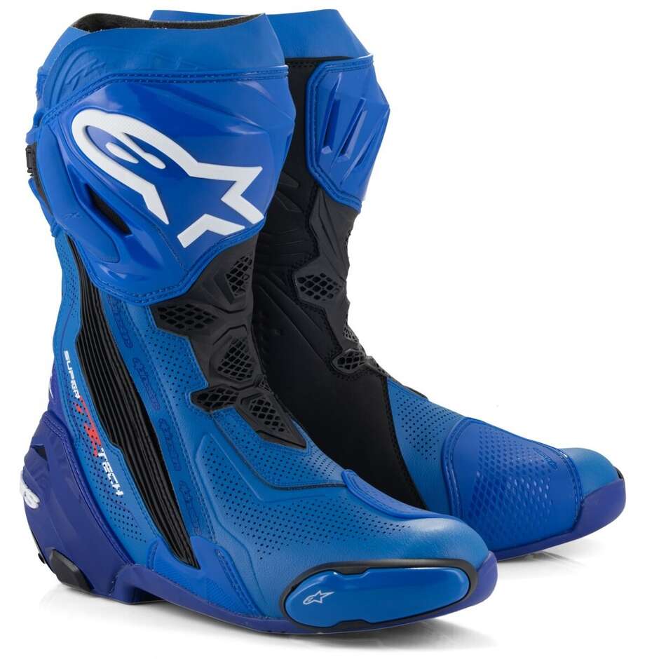 Stivali Moto SUPERTECH R VENTED Blu Nero taglia 41