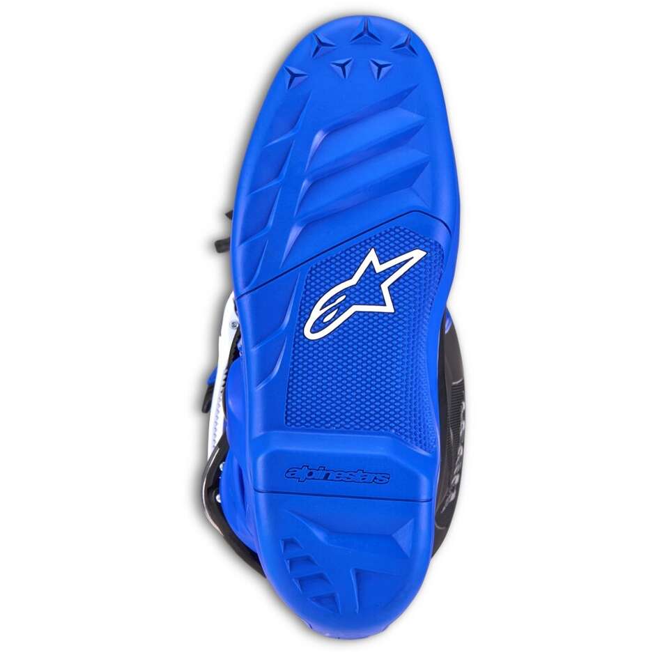 Stivali Moto Bambino Cross Enduro Alpinestars TECH 7 S Blu Nero Bianco