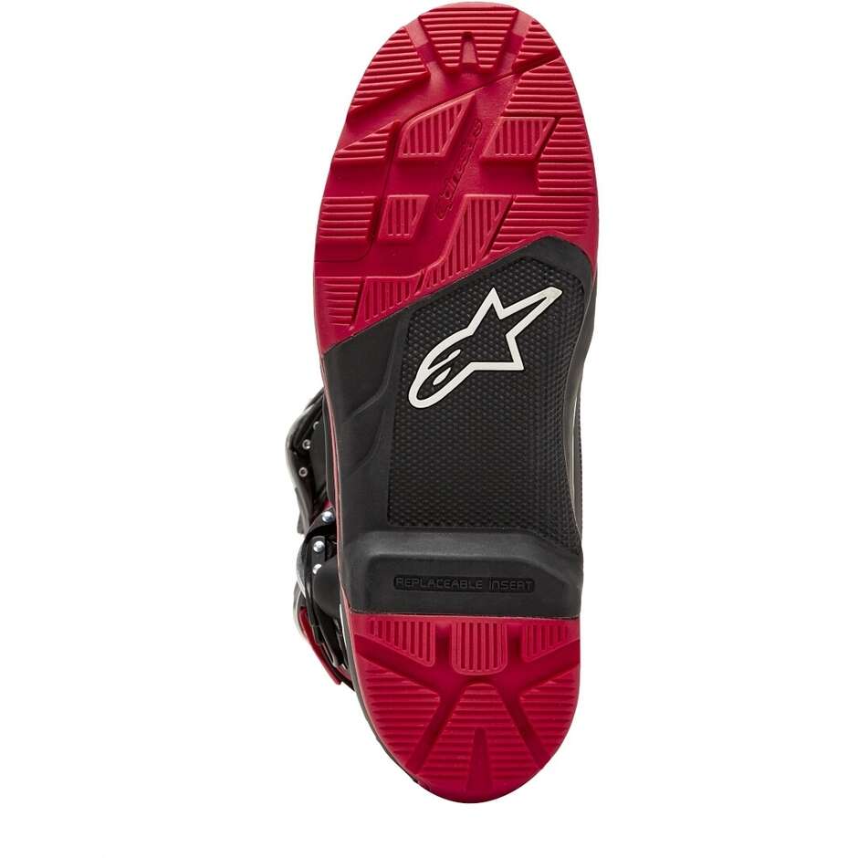 Stivali Moto Cross Alpinestars HONDA TECH 7 ENDURO DRYSTAR Nero Rosso Brillante