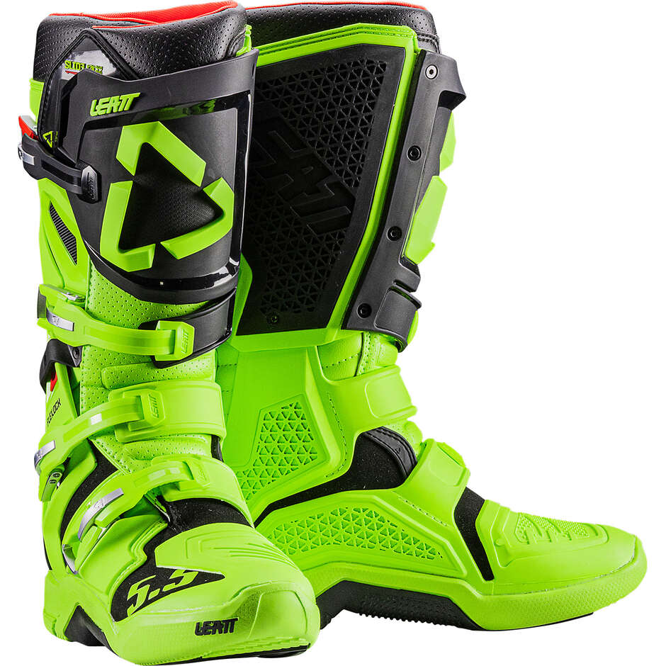 Stivali Moto Cross Enduro 5.5 Flexlock Verde Lime taglia 42