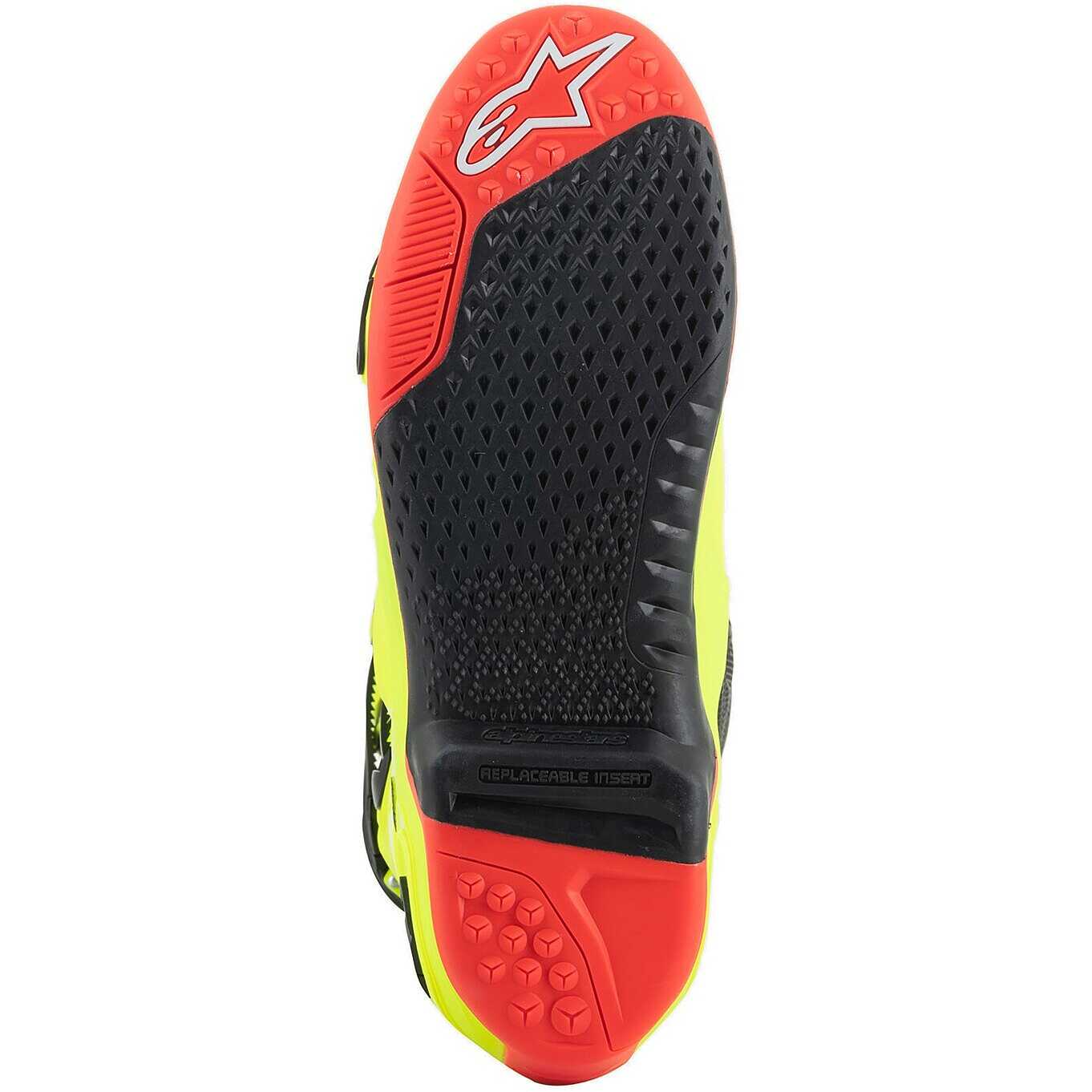 Stivali Cross Alpinestars TECH 10 - Rosso Nero