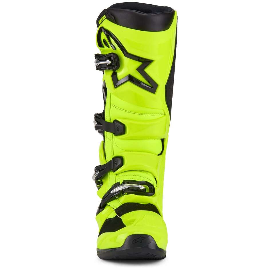Stivali Moto Cross Enduro Alpinestars TECH 5 Giallo Fluo Nero