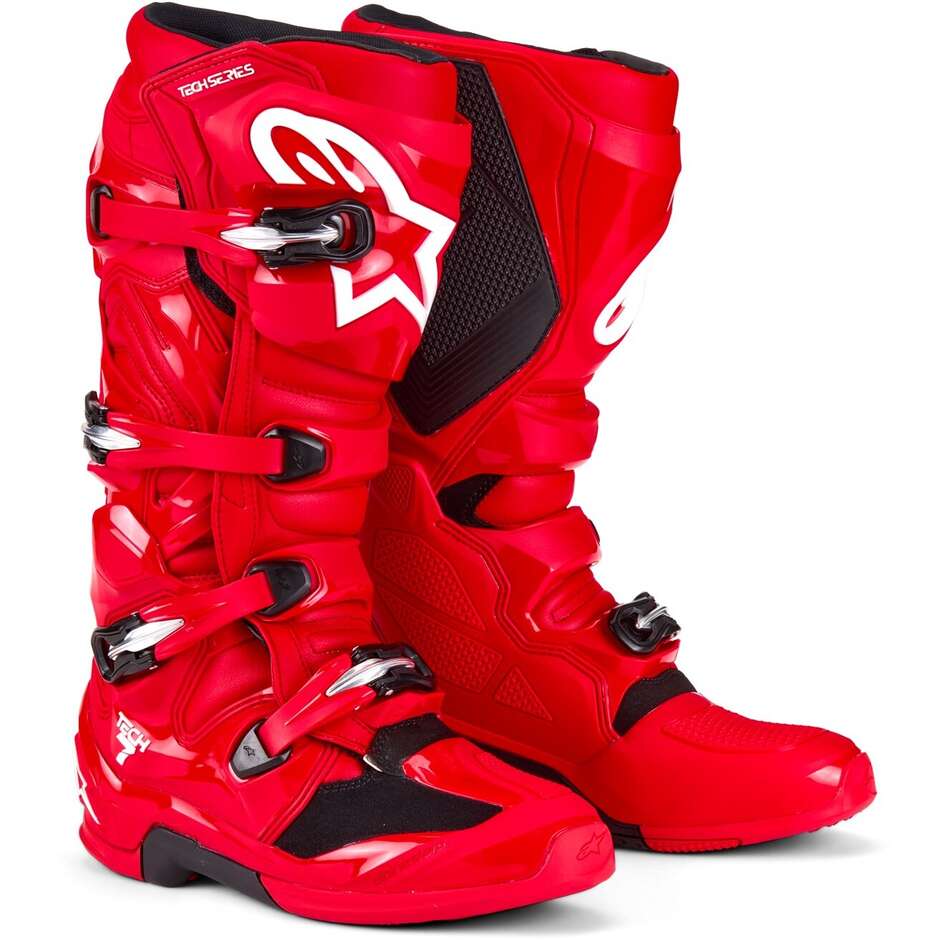 Alpinestars Moto Cross Enduro TECH 7 Boots Black Red Green For Sale