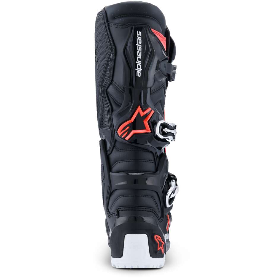 Stivali Moto Cross Enduro Alpinestars TECH 7 ENDURO DRYSTAR Nero Rosso Fluo Bianco