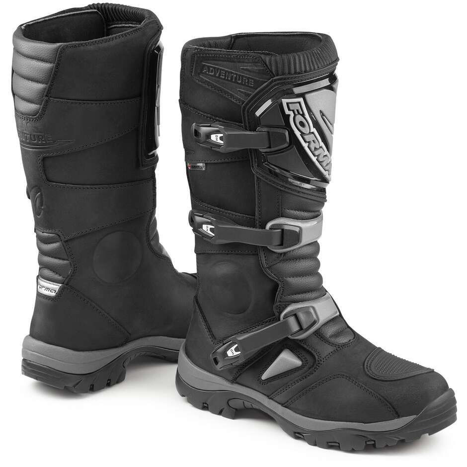 Stivali Moto Cross Enduro Atv Forma ADVENTURE Nero
