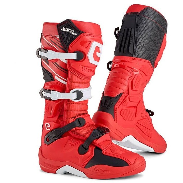 Stivali Moto Cross Enduro X PRIVILEGE Rosso taglia 43